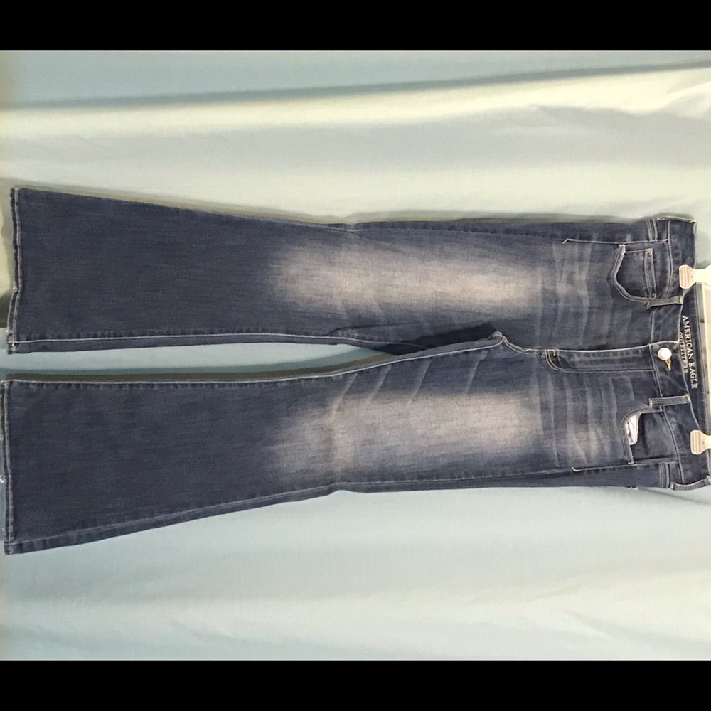 American Eagle High Rise Flares